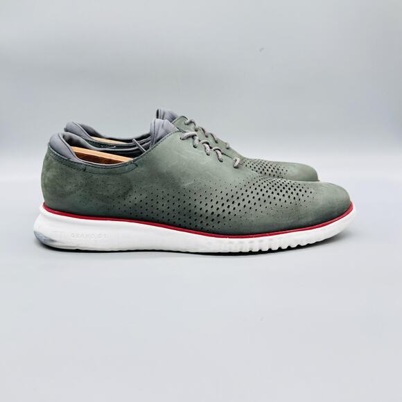 Cole Haan Shoes Mens 11 Green Nubuck Zerogrand Oxford Dress Sneakers Comfort main image 11